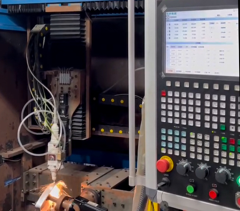 Five axis laser cutting